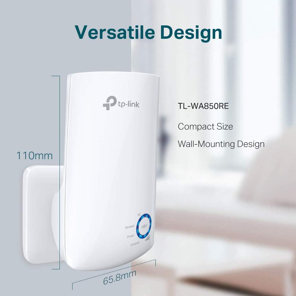 TP-Link TL-WA850RE N300 Wi-Fi Range Extender - New Condition