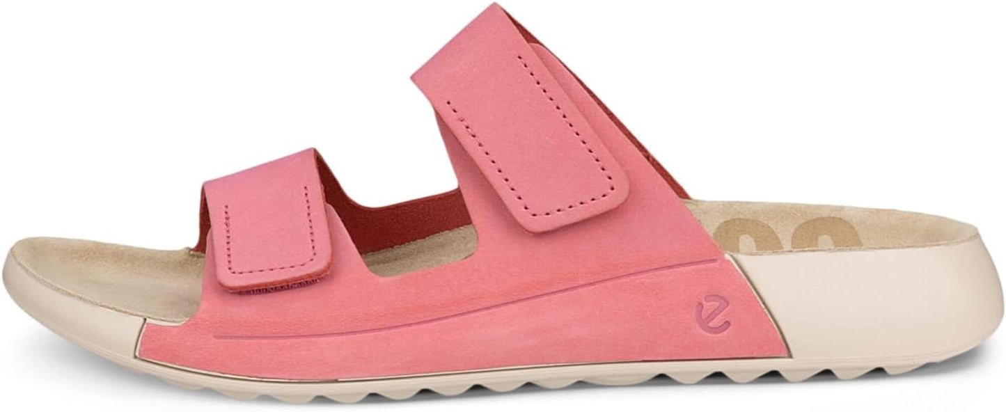 ECCO Cozmo Women's 2-Strap Slide Sandals – Bubblegum (EU 40 / US 9–9.5) - New Condition