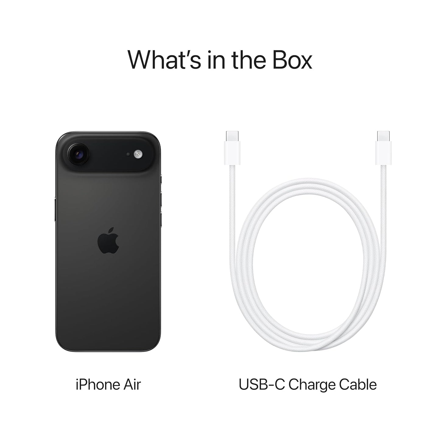 Apple iPhone Air 256GB eSIM Smartphone – Space Black - New Condition