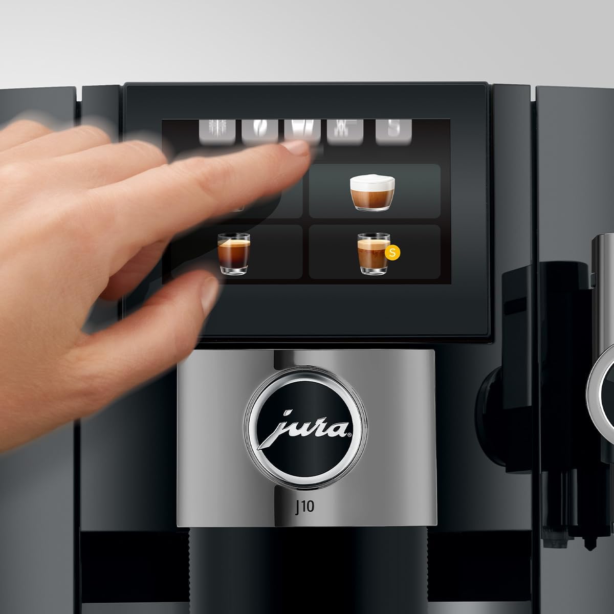 Jura J10 Automatic Coffee Machine with Cold Extraction Piano - Black - Excellent Condition