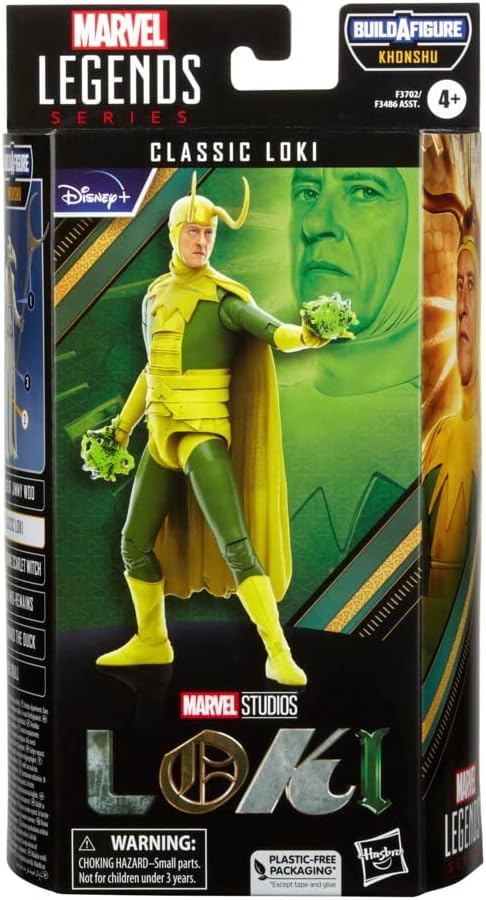 Avengers Marvel Legends Series MCU Disney Plus Classic Loki Action Figure 6 Inch Collectible Toy - New Condition
