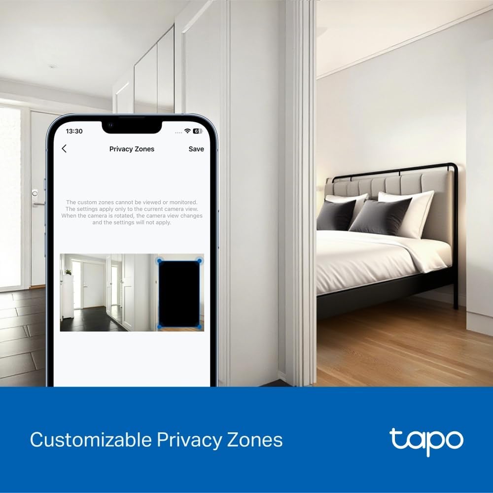 TP-Link Tapo C250 4K Pan & Tilt AI Home Security Camera - New Condition