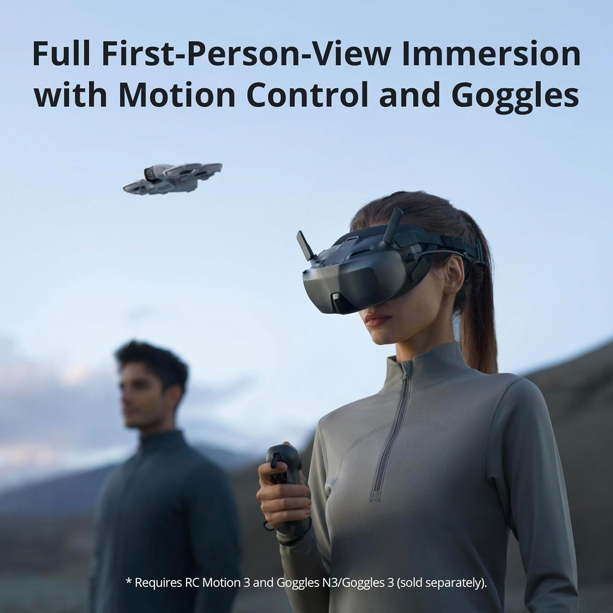 DJI Neo Motion Fly More Combo – Mini 4K UHD Camera Drone with FPV Goggles and Motion Controller - New Condition