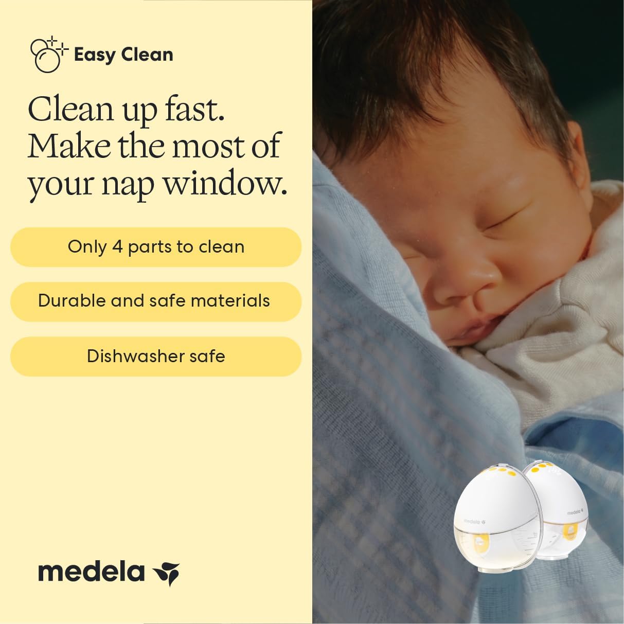 Medela Motion InBra Wearable Double Electric Breast Pump with 2-Phase Expression - Excellent Condition