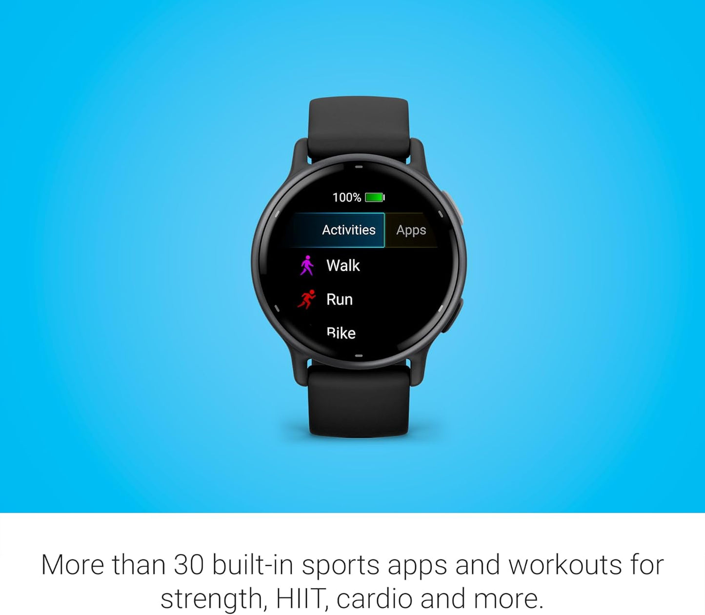 Garmin vívoactive 5 GPS Health & Fitness Smartwatch – Black - New Condition