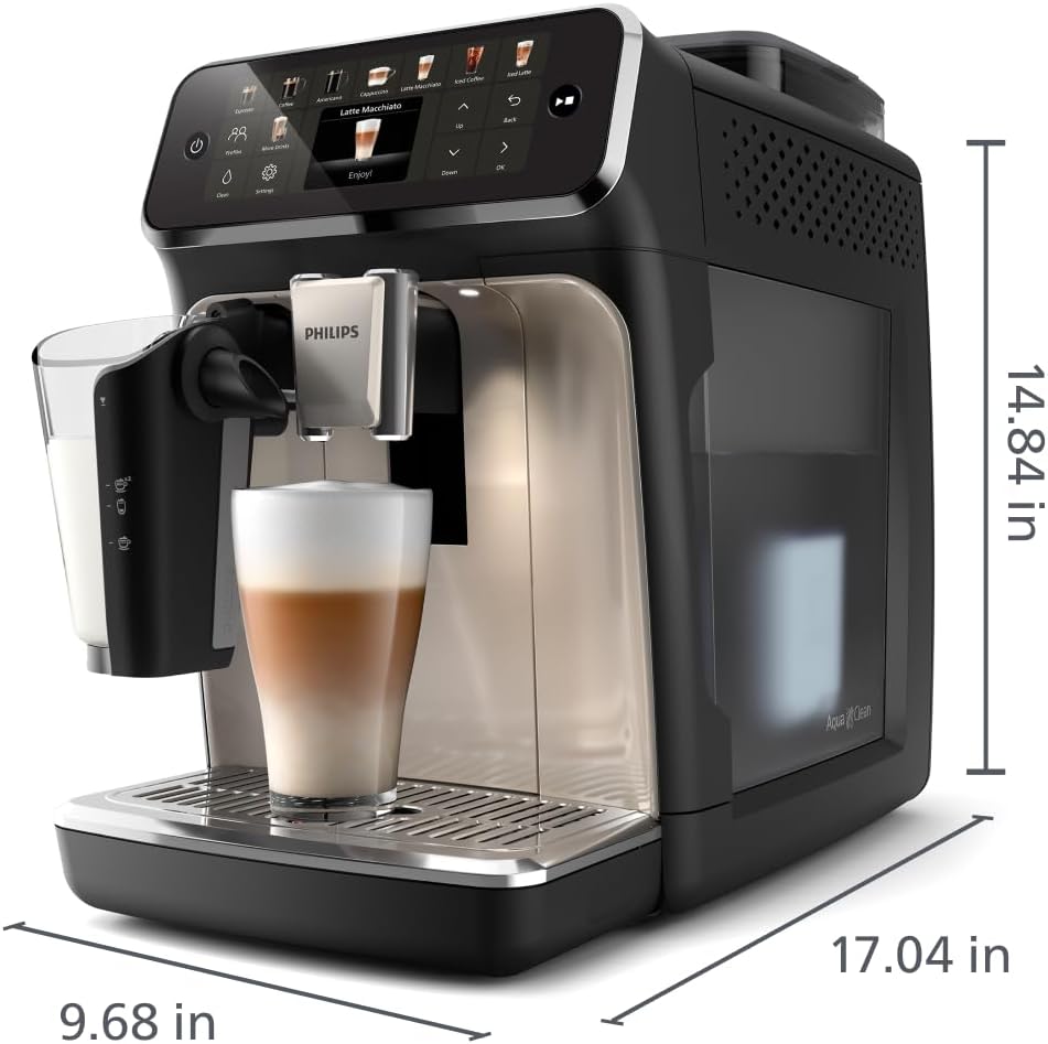 Philips 5500 Series Fully Automatic Espresso Machine with LatteGo – Black - Excellent Condition