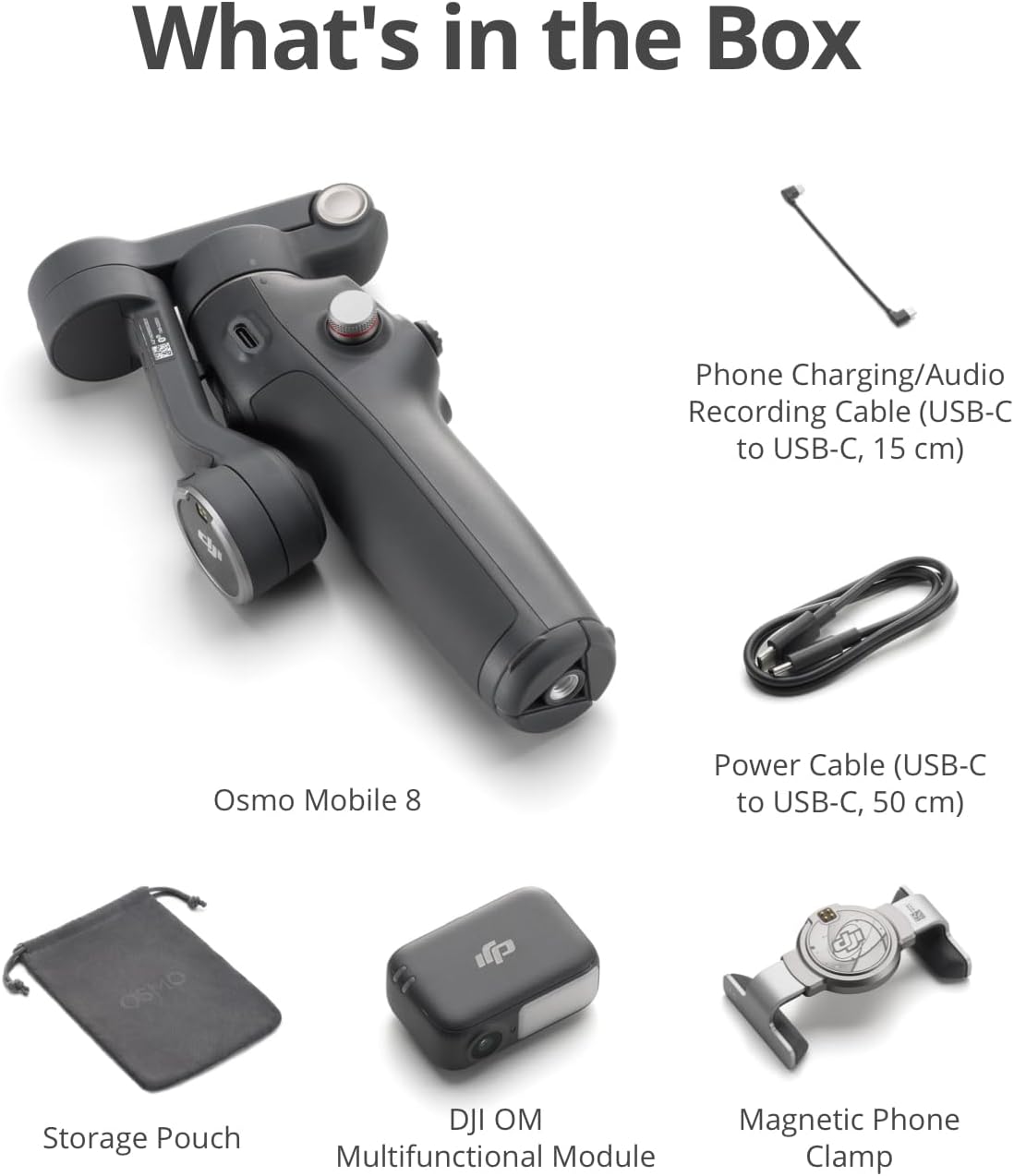 DJI Osmo Mobile 8P Gimbal Stabilizer for iPhone & Android - Excellent Condition