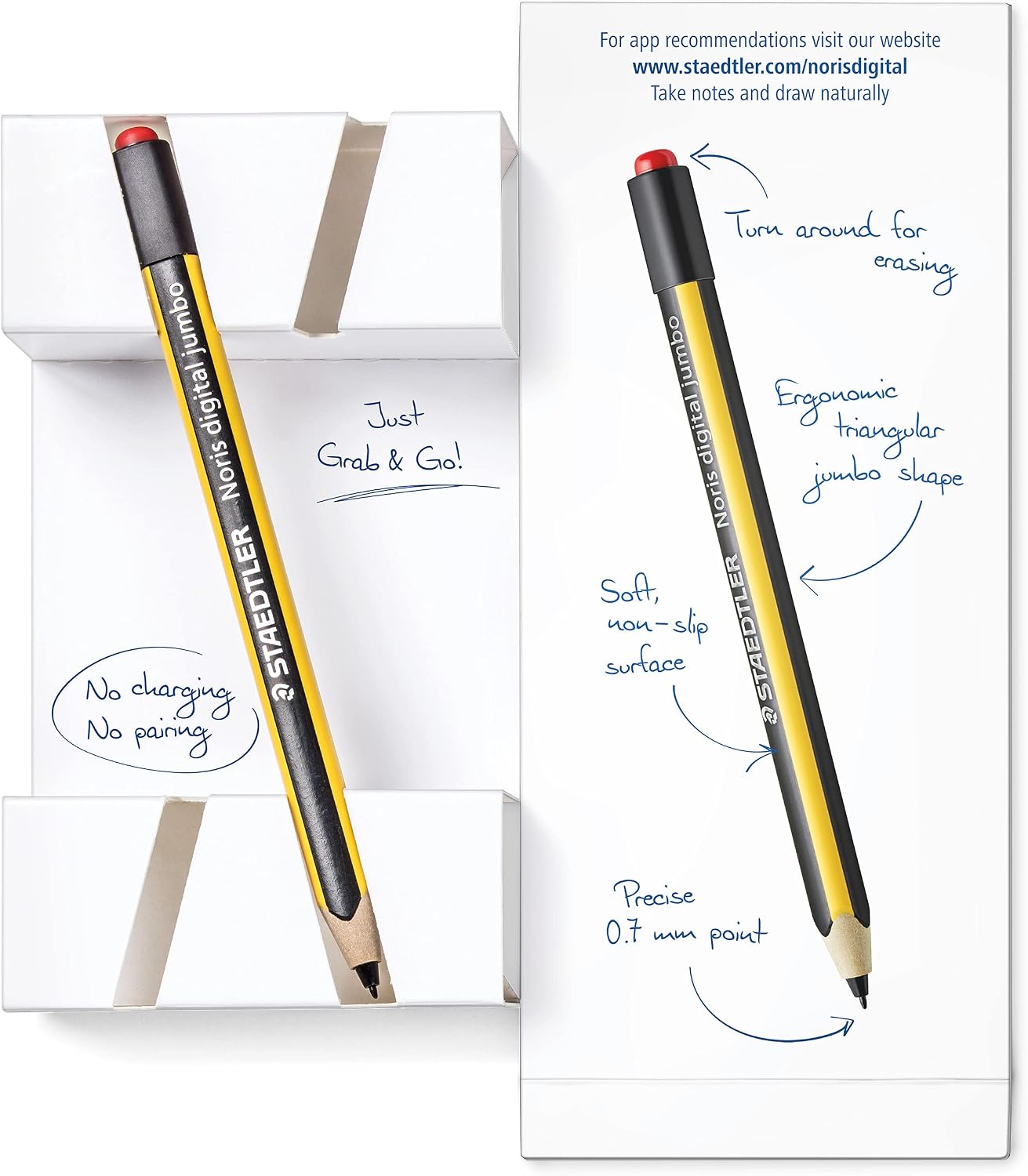 Staedtler Noris Jumbo Digital Stylus for EMR Devices - New Condition