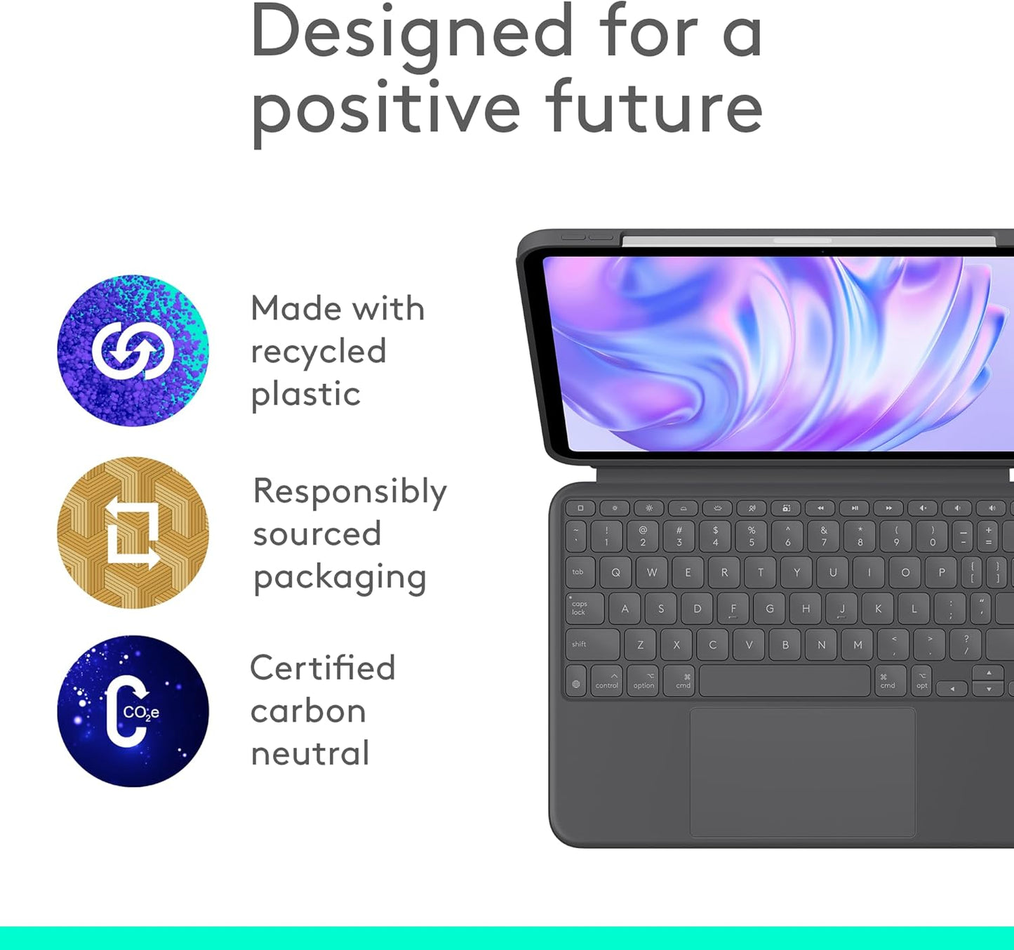 Logitech Combo Touch Keyboard Case for iPad Pro 11-inch (M4) - New Condition