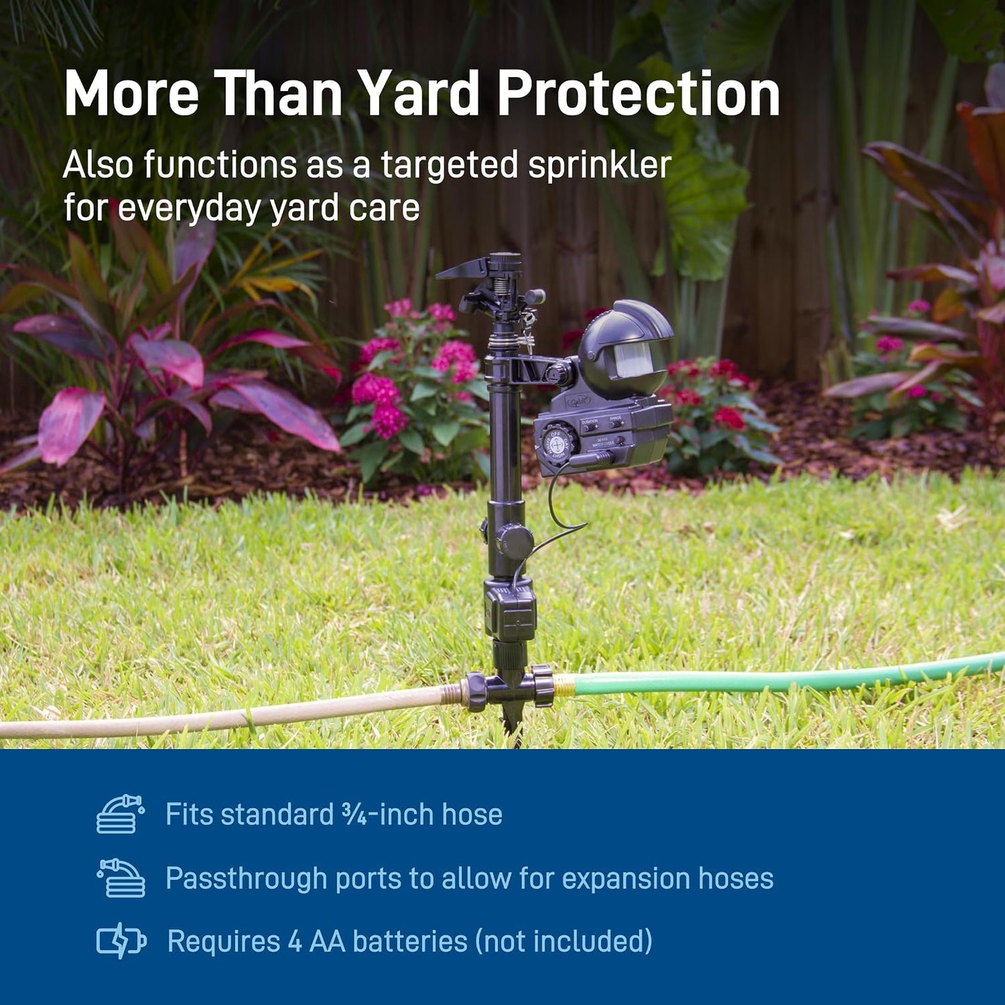 Orbit Yard Enforcer Motion-Activated Pest Deterrent Sprinkler - New Condition