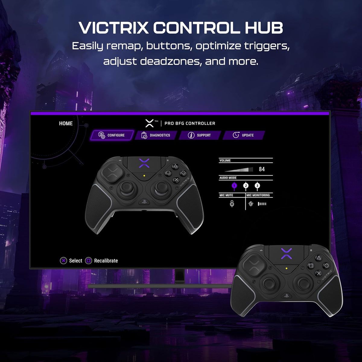 Victrix by Turtle Beach Pro BFG Reloaded Wireless Gaming Controller for PS5, PS4 & PC - New Condition