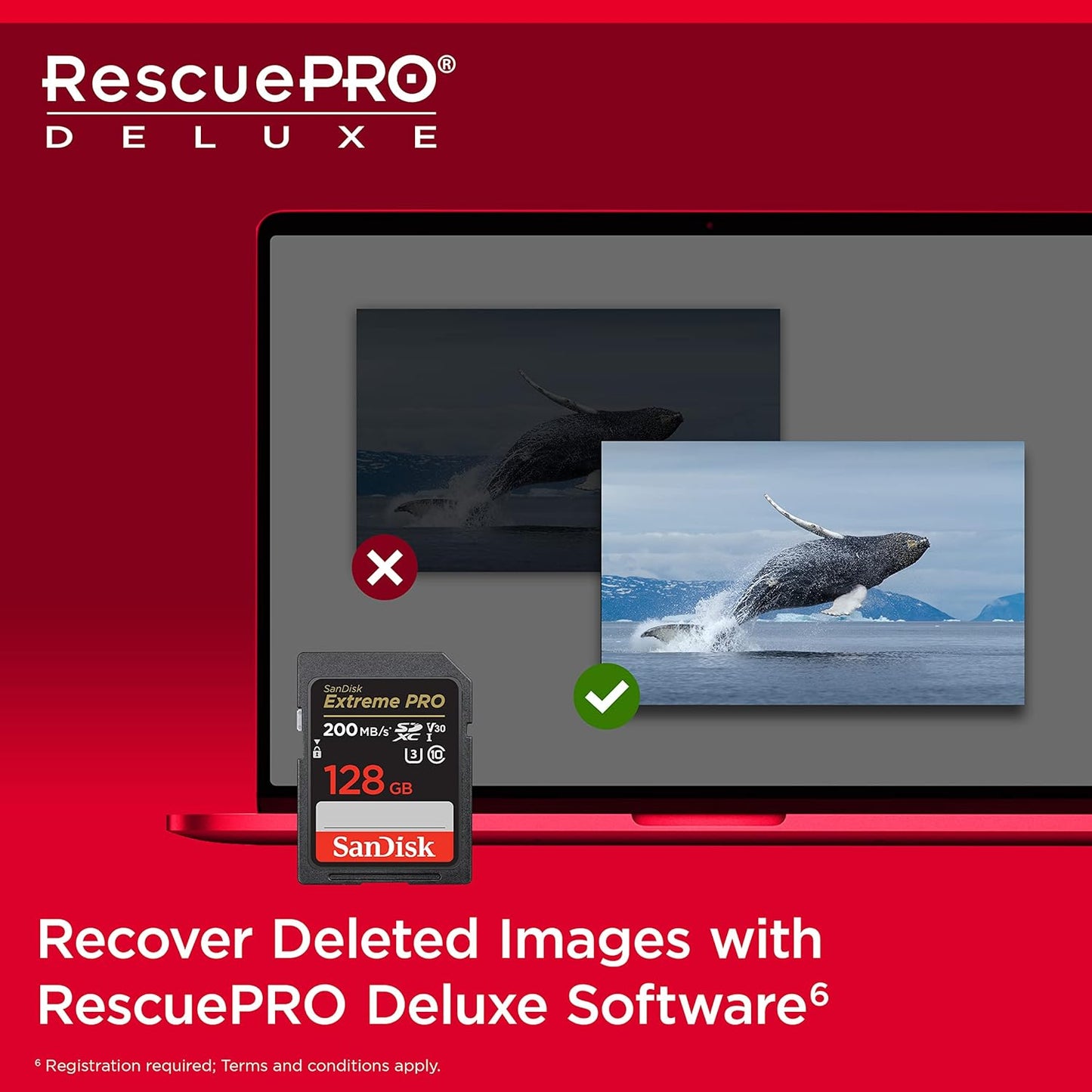 SanDisk Extreme PRO 128GB SDXC UHS-I Memory Card - New Condition