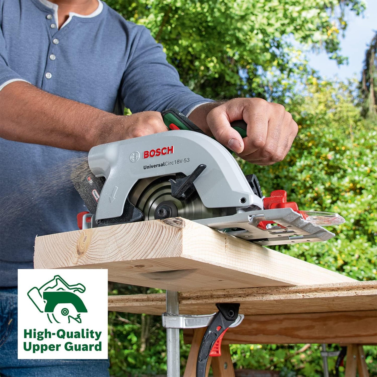Bosch UniversalCirc 18V-53 Cordless Circular Saw 160mm 53mm Depth - Excellent Condition