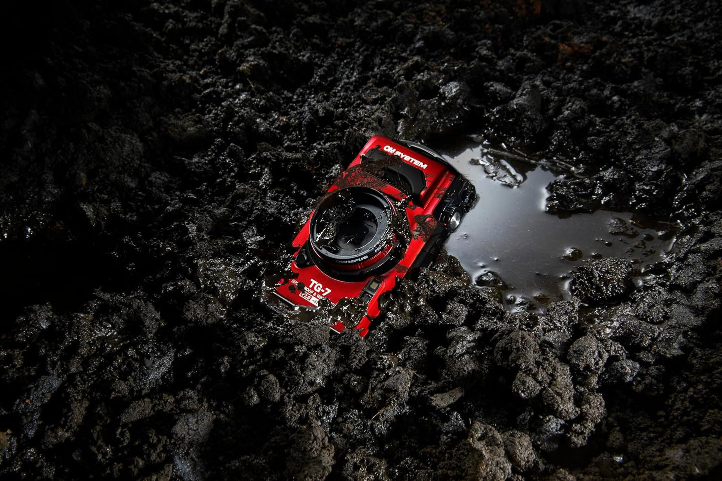 OM SYSTEM TG-7 Tough Camera - Red - Excellent Condition