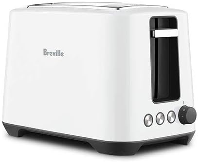 Breville Lift & Look Plus BTA360WHT 2 Slice Toaster with 6 Browning Controls - New Condition