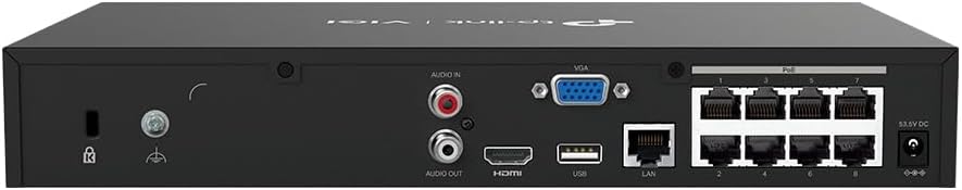 TP-Link VIGI NVR1008H-8P 8-Channel PoE+ Network Video Recorder - New Condition