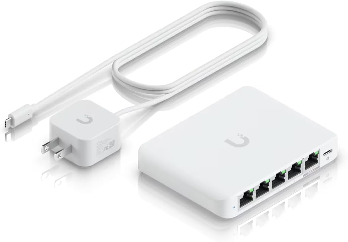 Ubiquiti UniFi Flex Mini 2.5G 5-Port Network Switch - New Condition