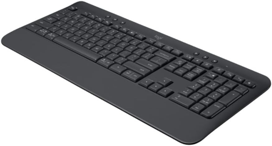 Logitech Signature K650 Wireless Comfort Keyboard with Wrist Rest, Graphite - New Condition