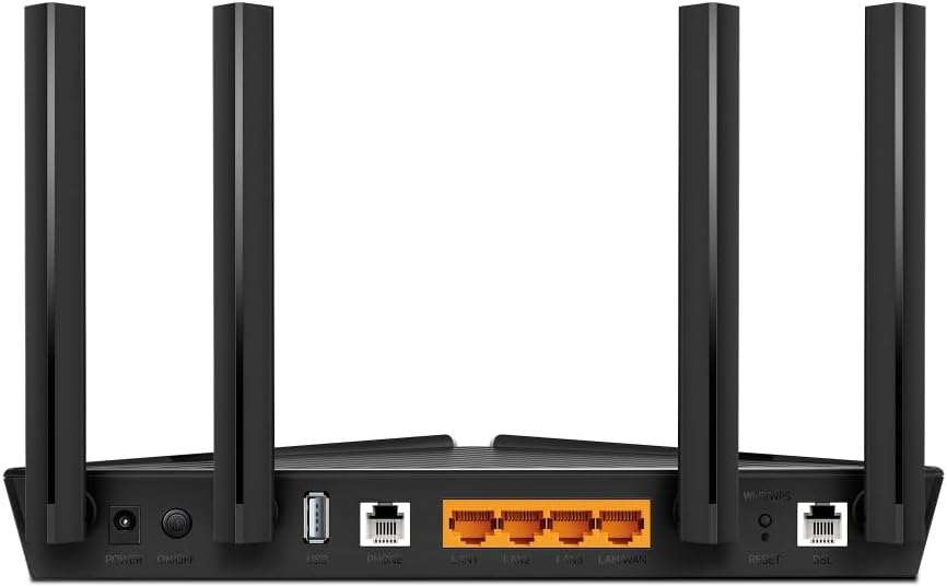 TP-Link Archer VX1800v AX1800 Wi-Fi 6 VDSL/ADSL Modem Router - Excellent Condition