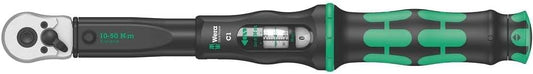 Wera 3/8" Drive Torque Wrench with Reversible Ratchet 10–50 Nm - New Condition