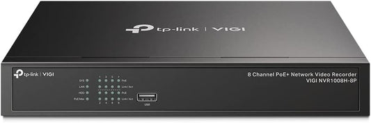 TP-Link VIGI NVR1008H-8P 8-Channel PoE+ Network Video Recorder - New Condition