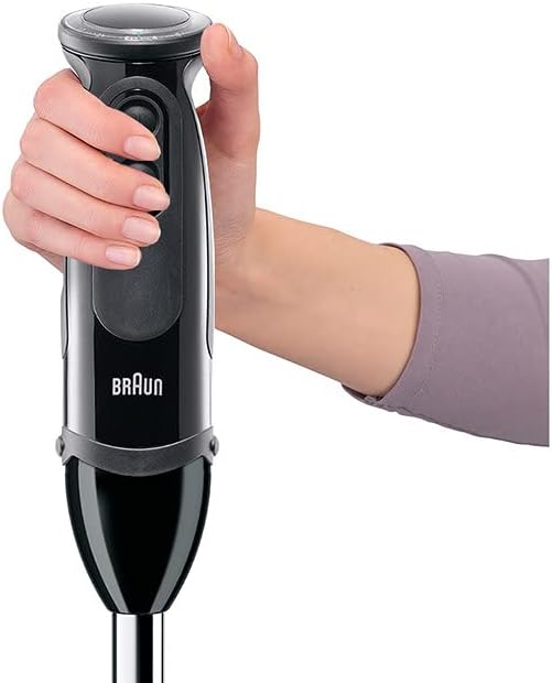 Braun Household MultiQuick 5 Vario Hand Blender, Sauce Mixer, BPA-Free Plastic Beaker, Black - Good Condition