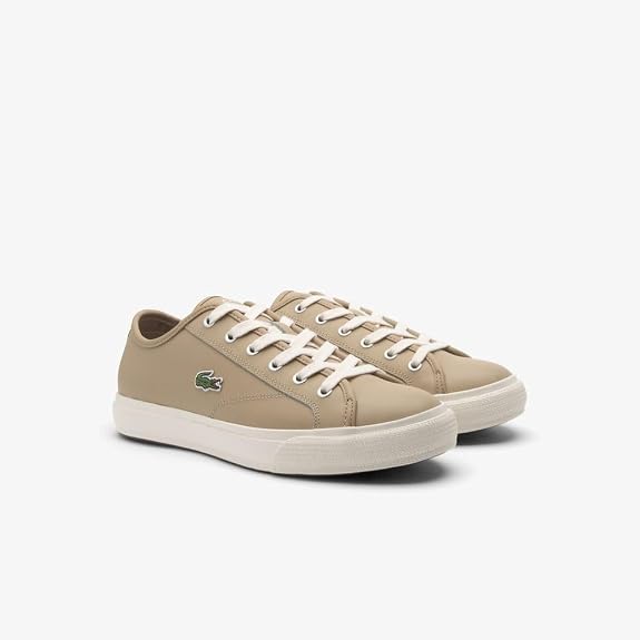 Lacoste Backcourt 224 1 CFA Women's Sneakers – Light Brown/Off White (US 5) - New Condition