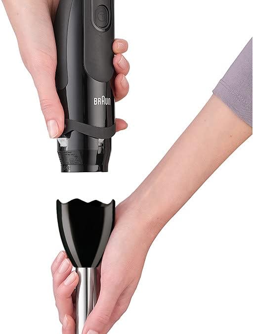 Braun Household MultiQuick 5 Vario Hand Blender, Sauce Mixer, BPA-Free Plastic Beaker, Black - Good Condition