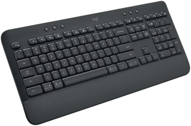 Logitech Signature K650 Wireless Comfort Keyboard with Wrist Rest, Graphite - New Condition