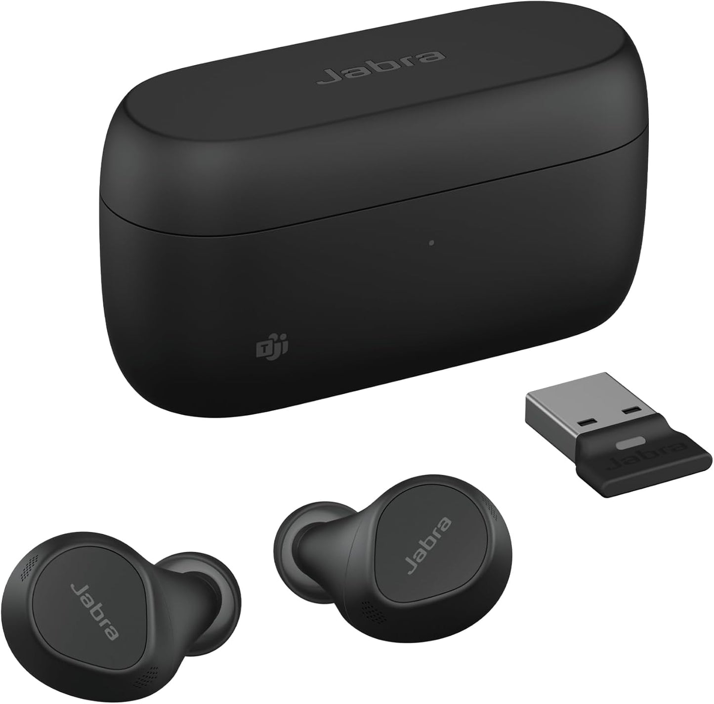 Jabra Evolve2 Buds Wireless Noise Cancelling Earbuds Black - Excellent Condition