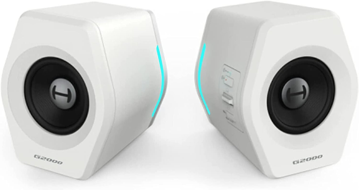 Edifier G2000 RGB Gaming Speakers – White - New Condition