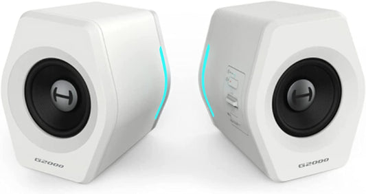 Edifier G2000 RGB Gaming Speakers – White - New Condition