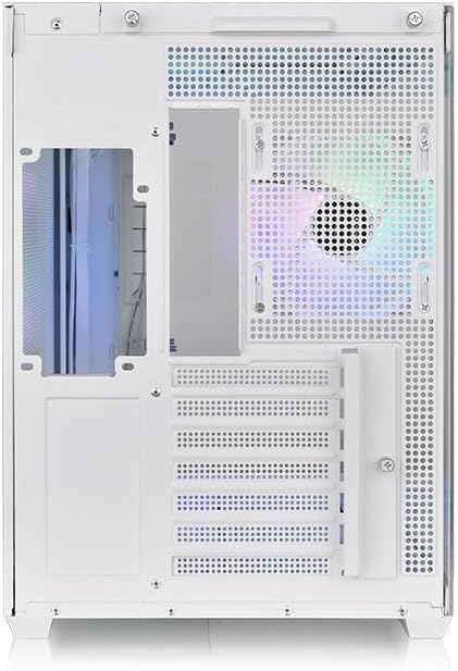 Thermaltake View 380 TG ARGB Snow Mid Tower PC Case with 4 Fans - New Condition