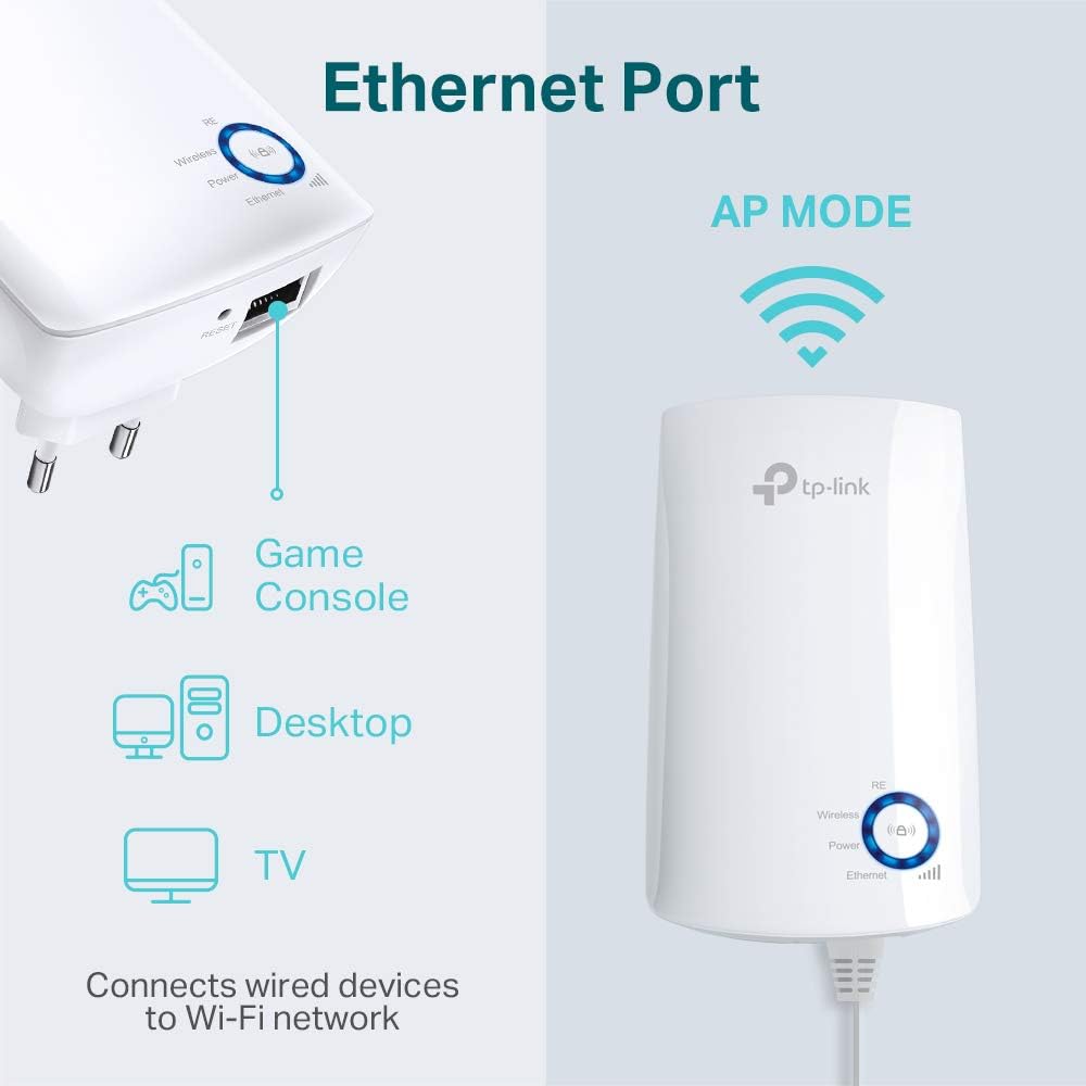TP-Link TL-WA850RE N300 Wi-Fi Range Extender - New Condition