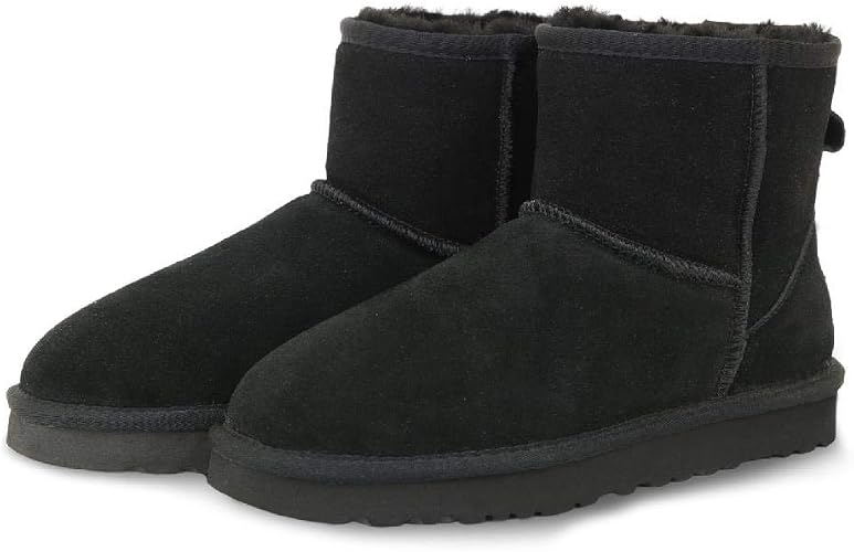 UGG Woolcomfort Classic Mini Boots – Premium Australian Sheepskin, Black, AU W13 / M11 - New Condition
