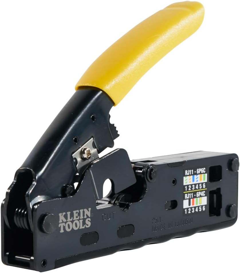 KLEIN TOOLS Compact Ratcheting Modular Crimper - New Condition