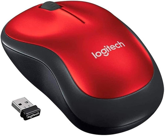 Logitech M185 Wireless Mouse – Red - New Condition