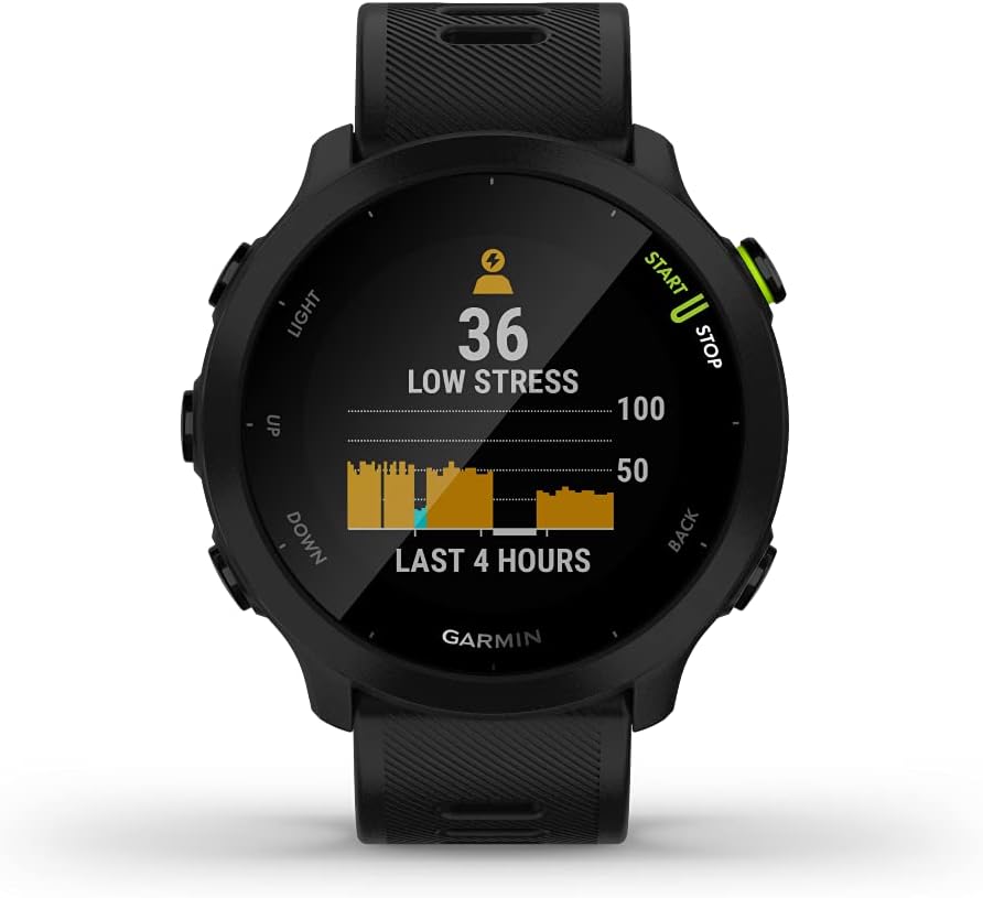 Garmin Forerunner 55 GPS Running Watch – Black - Excellent Condition