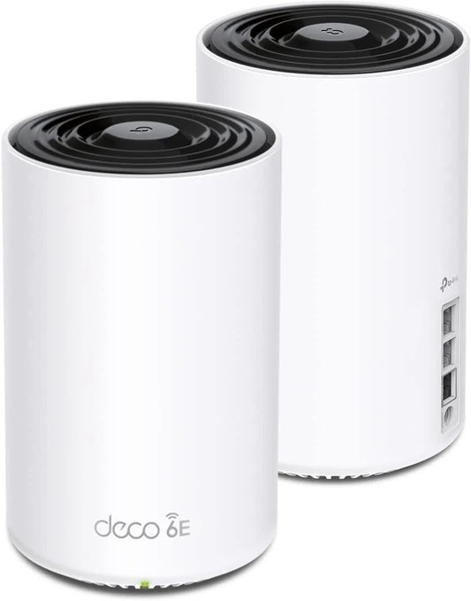 TP-Link Deco XE75 Pro AXE5400 Wi-Fi 6E Tri-Band Mesh System 2-Pack - Excellent Condition