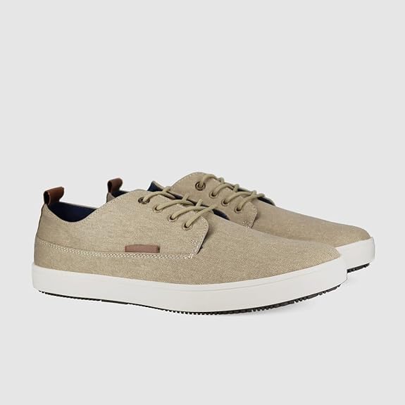Wild Rhino Hart Men's Canvas Shoes – Sand (EU 41 / US 8) - New Condition