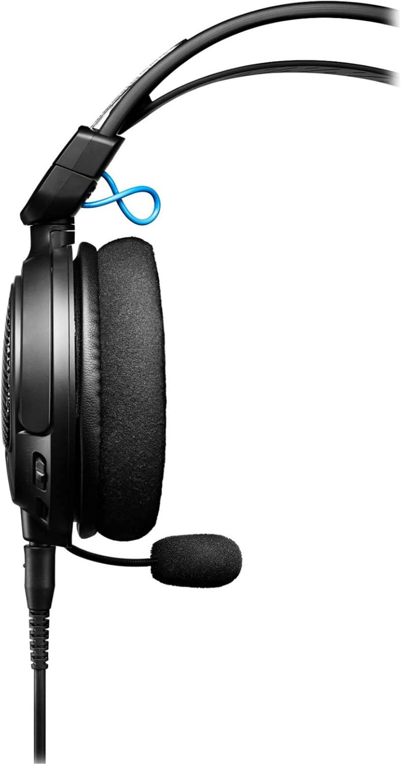 Audio-Technica ATH-GDL3 BK Open-Back Lightweight Gaming Headset Black - New Condition