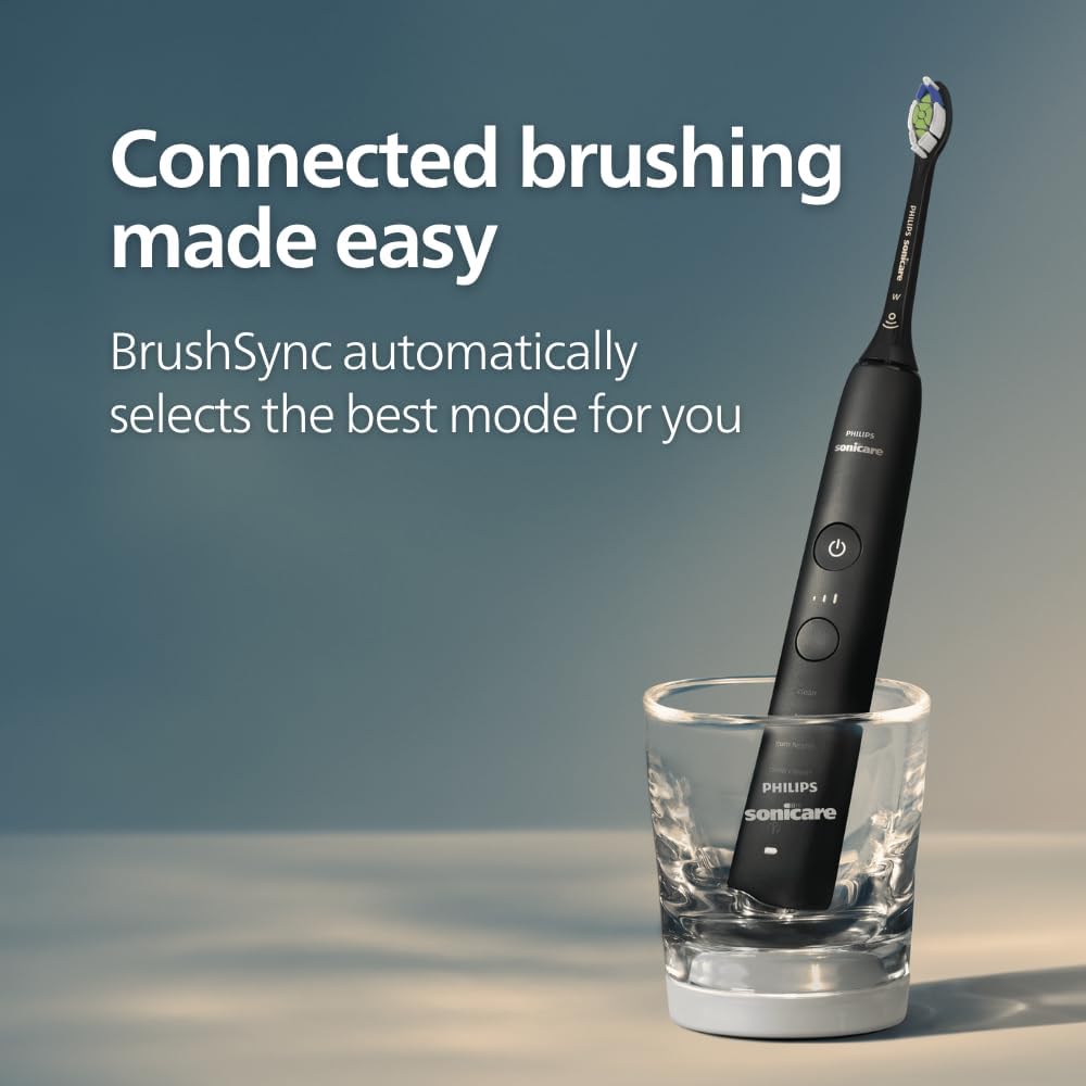 Philips Sonicare DiamondClean 9000 Electric Toothbrush Bundle – Black & Pink - Good Condition