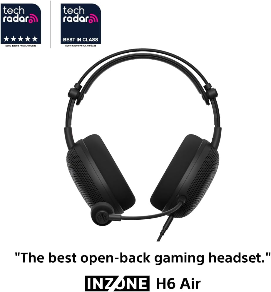 INZONE H6 Air Open-Back Wired Gaming Headset for PC & PS5 - New Condition