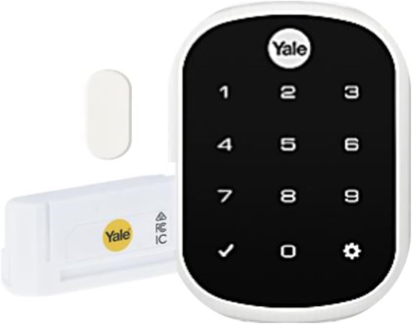 Yale Assure SL Smart Touchscreen Deadbolt Lock Satin Chrome with Yale Home Module - New Condition