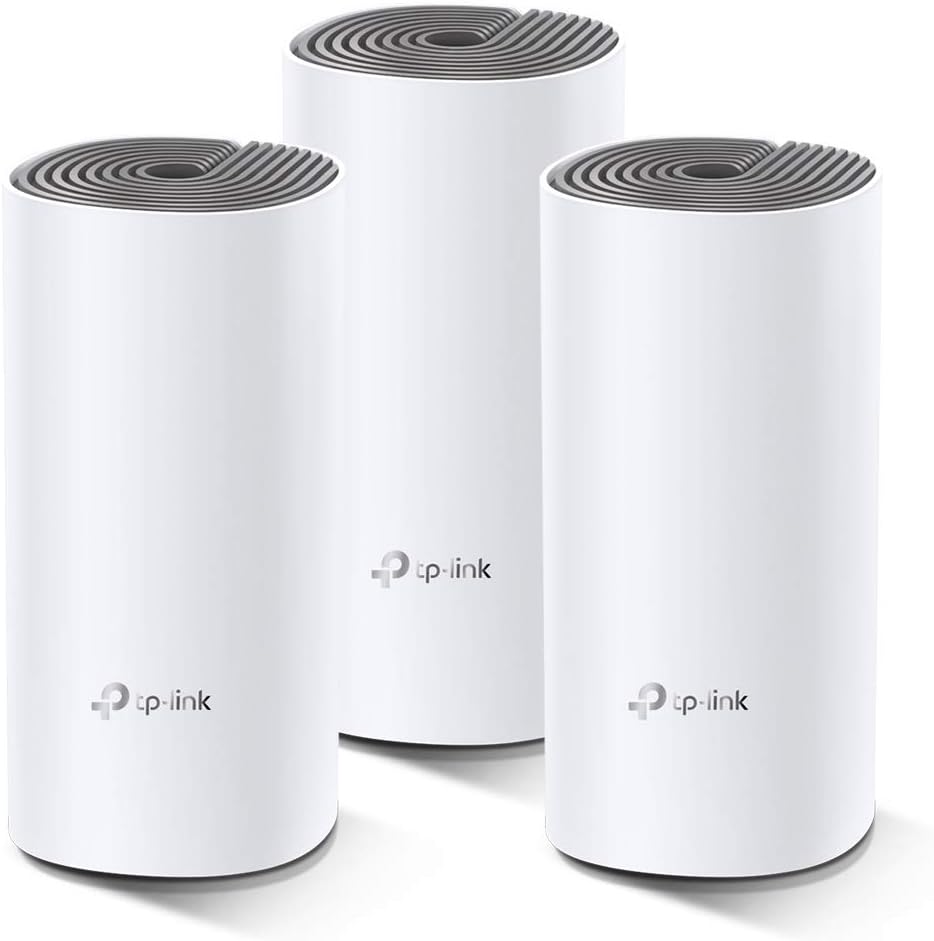 TP-Link Deco E4 AC1200 Whole Home Mesh Wi-Fi System – 3-Pack - New Condition