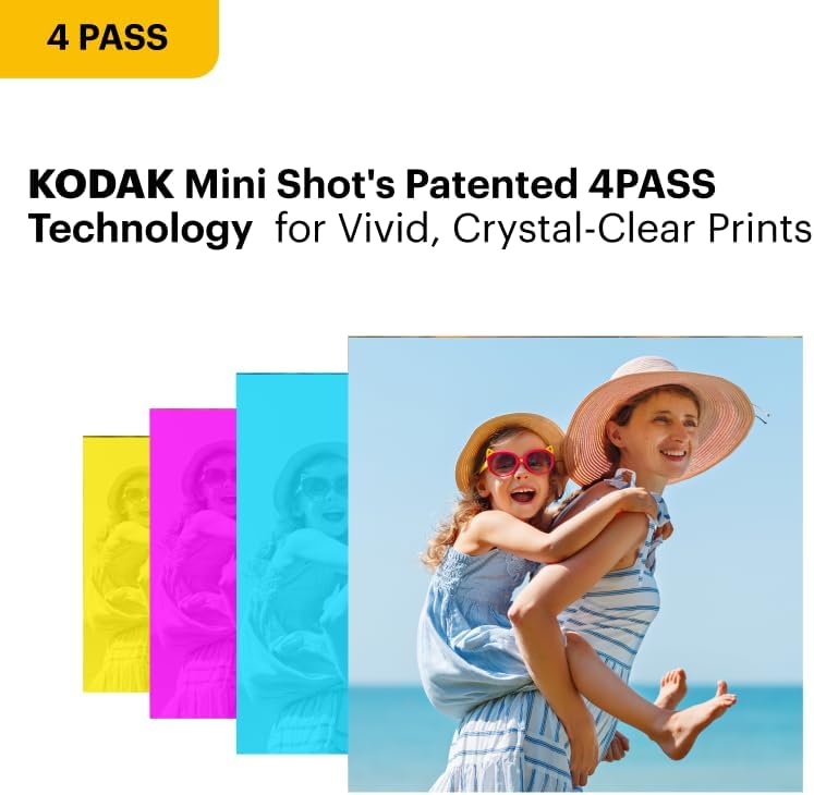 KODAK Mini 3 Retro Instant Photo Printer Bundle Black - New Condition
