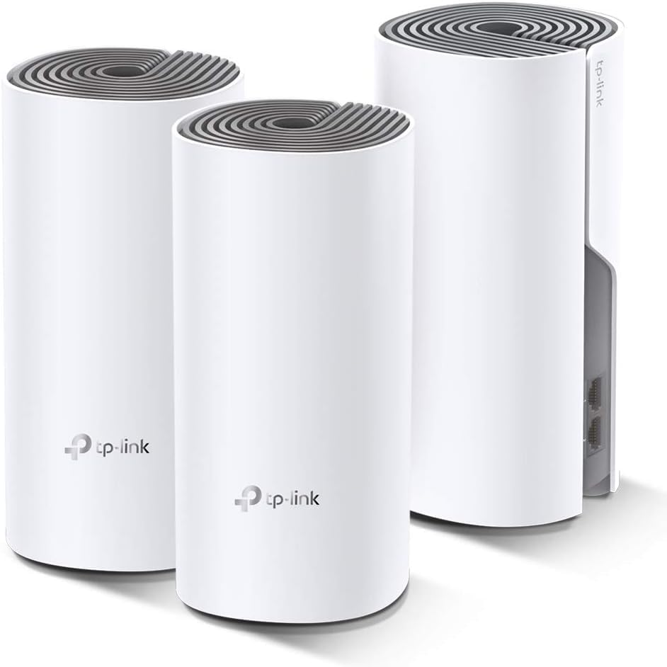 TP-Link AC1200 Mesh WiFi System Deco E4 3-Pack - Excellent Condition