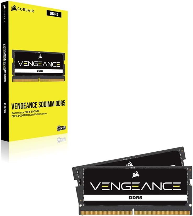 Corsair Vengeance DDR5 32GB (2x16GB) 4800MHz CL40 SODIMM RAM - New Condition