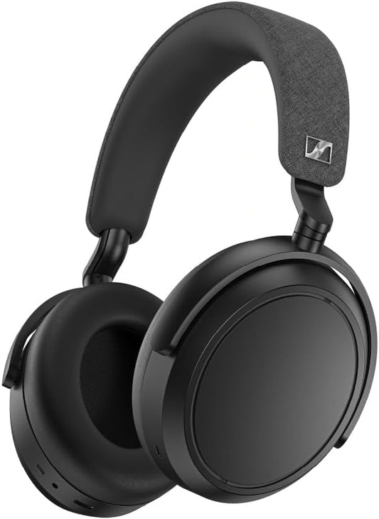 Sennheiser MOMENTUM 4 Wireless – Over-Ear Bluetooth Headphones with ANC & 6se0h Battery Black - Excellent Condition