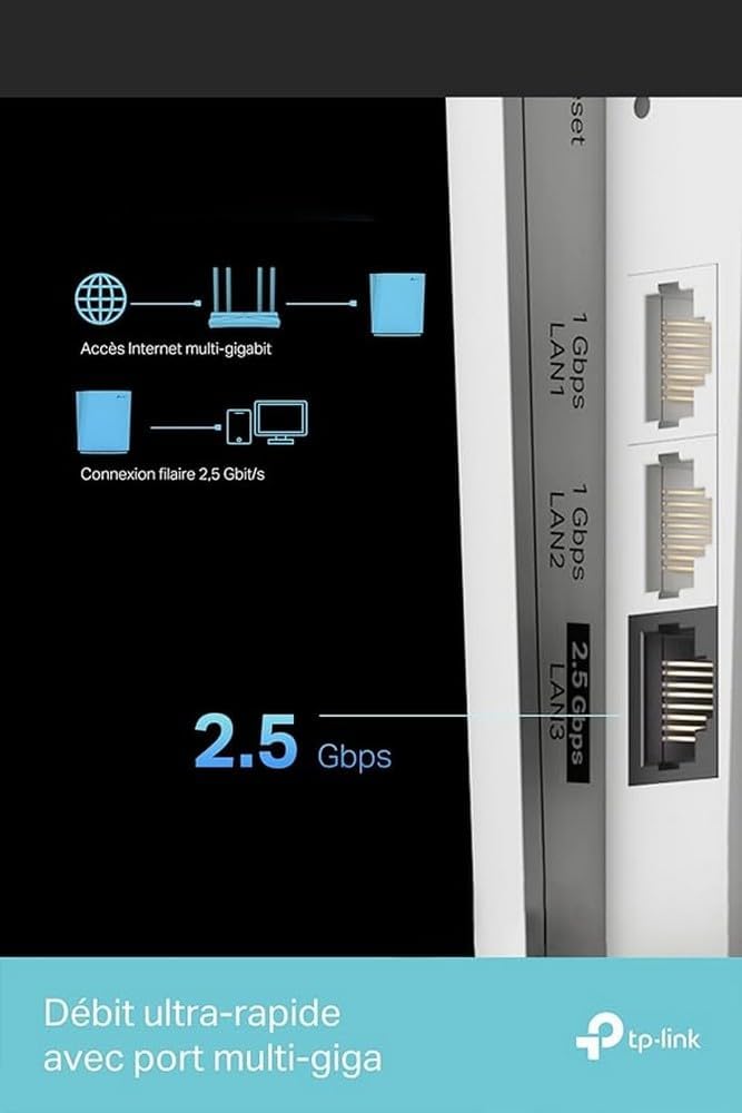 TP-Link RE900XD AX6000 Mesh Wi-Fi 6 Dual-Band Range Extender - New Condition